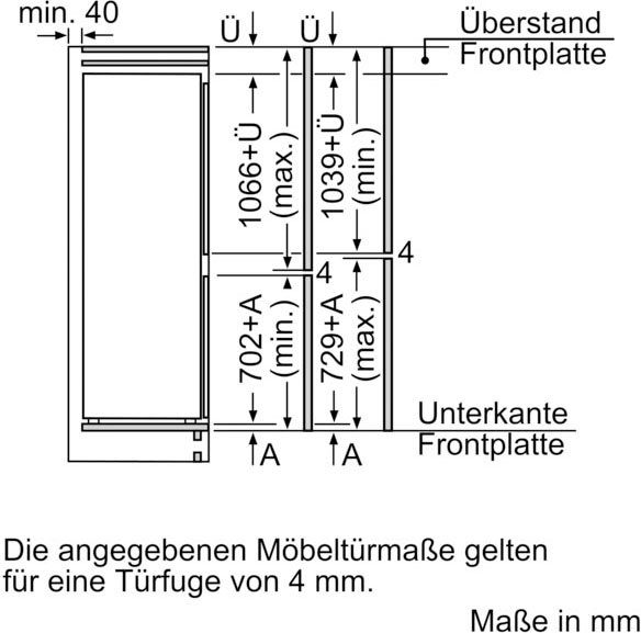 Bosch KIS86AFE0  Kühl-Gefrierkombination