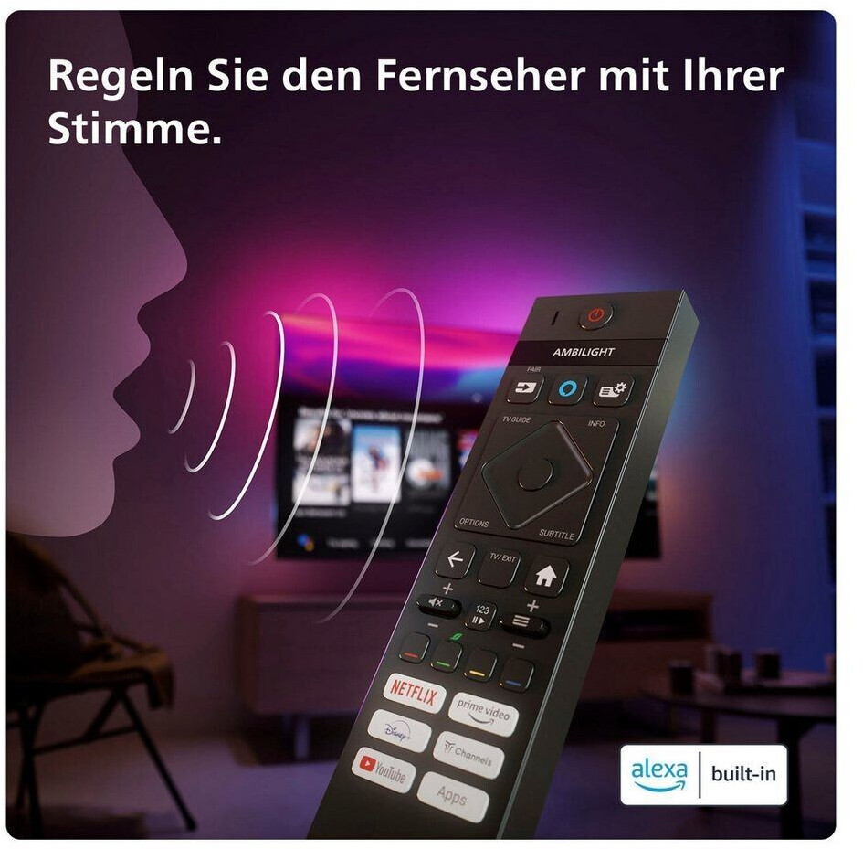 Philips 77OLED759  77 Zoll 4K OLED Ambilight TitanOS Smart TV