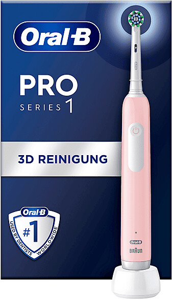 Oral-B Pro Series 1 Action pink Series 1 Elektrische Zahnbürste, Rosa