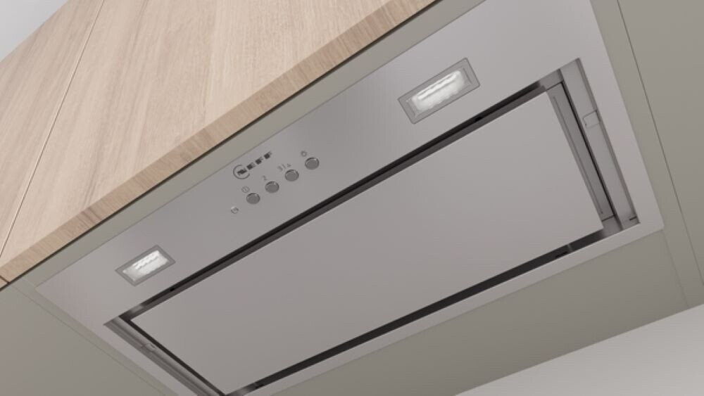 Neff D54NAC1N0  Lüfterbaustein, Edelstahl, 52 cm, 3 Leistungsstufen