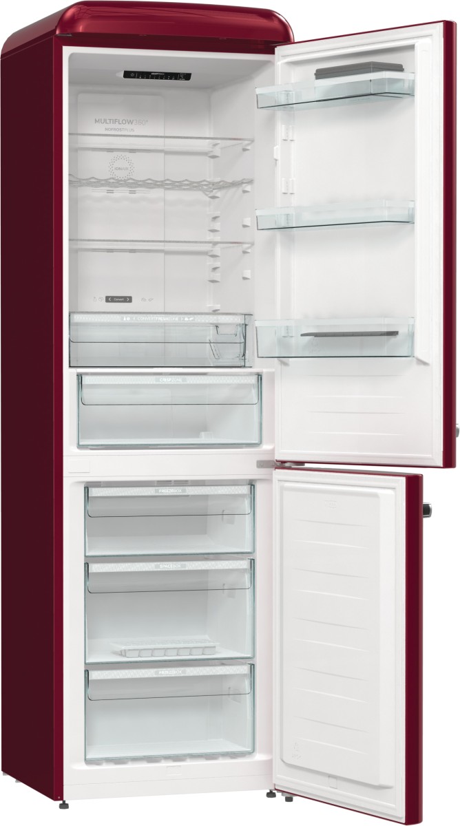 Gorenje ONRK619DR Kühl-Gefrier-Kombination Burgundy Rechts Gorenje ONRK619DR Kühl-Gefrier-Kombination Burgundy Rechts