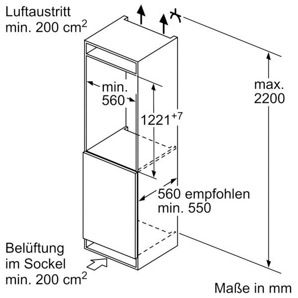 Bosch KIL42VFE0 Einbaukühlschrank