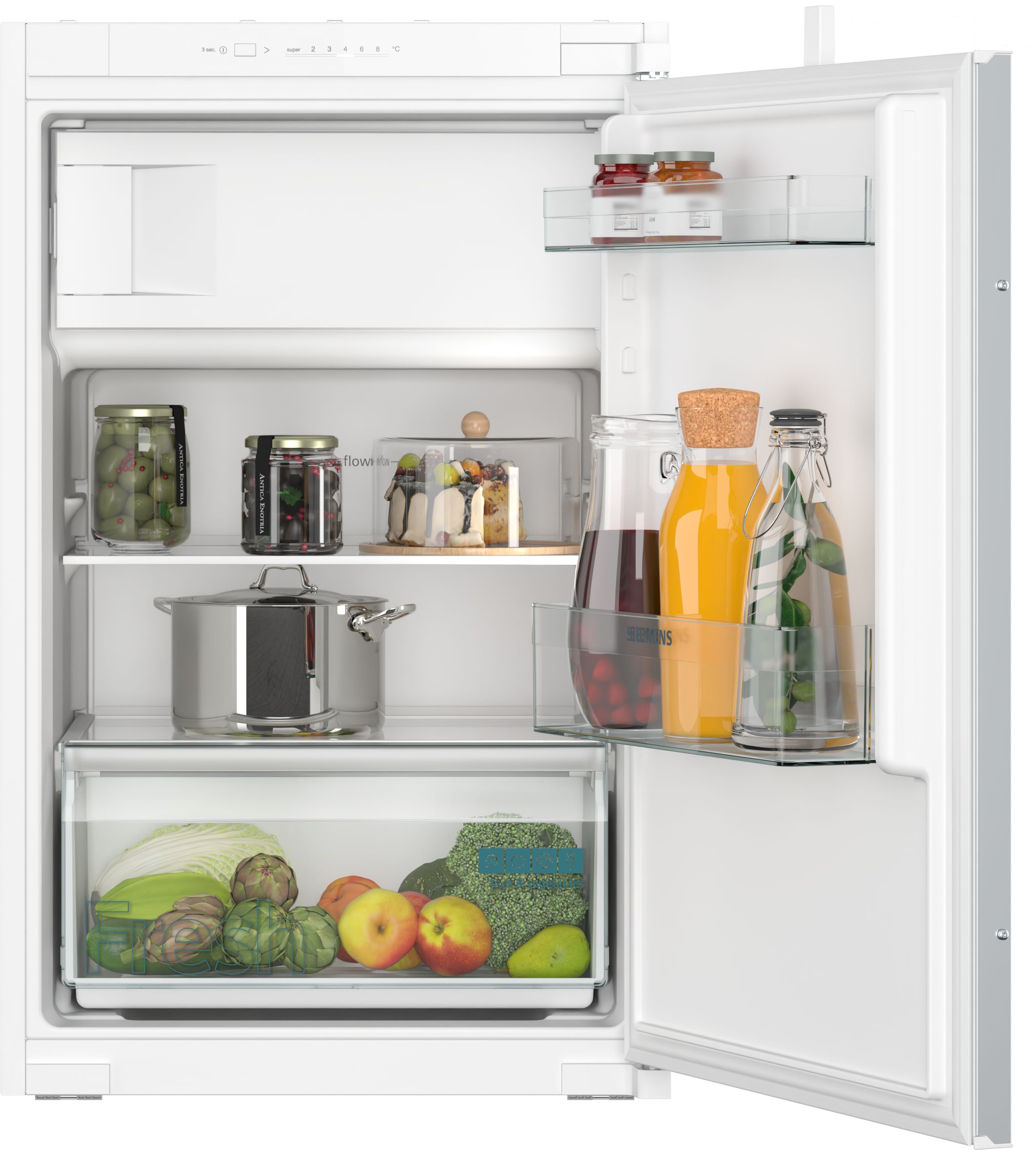 Siemens KI22LNSE0 iQ100 Einbau-Kühlschrank mit Gefrierfach