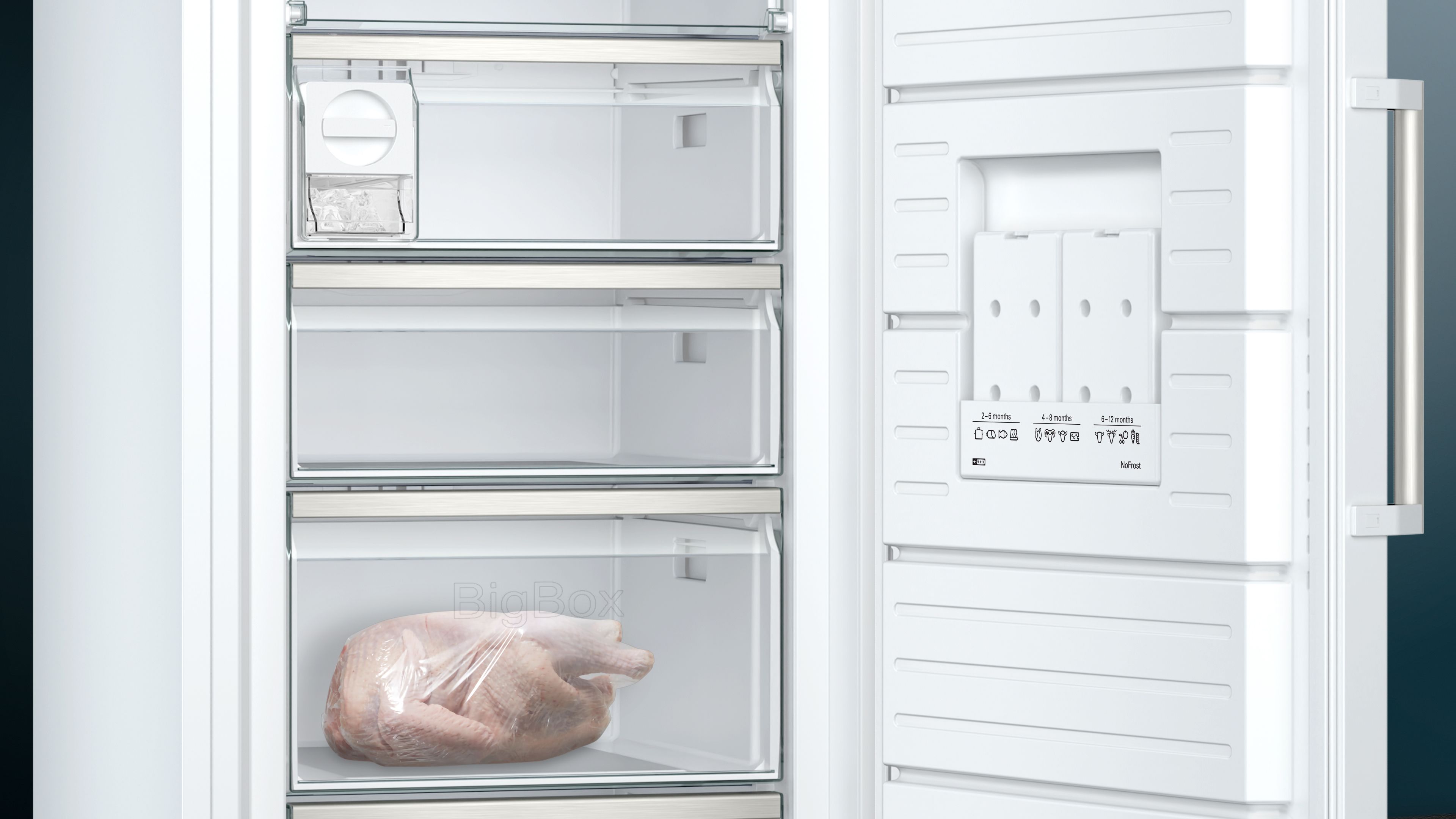Siemens GS54NAWDV iQ500 Freistehender Gefrierschrank