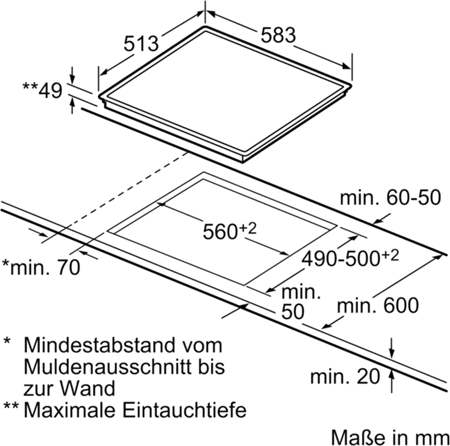 Siemens ET645HE17 Kochfeld Elektro, Edelstahl, 58,3 cm, touchControl-Bedienung 