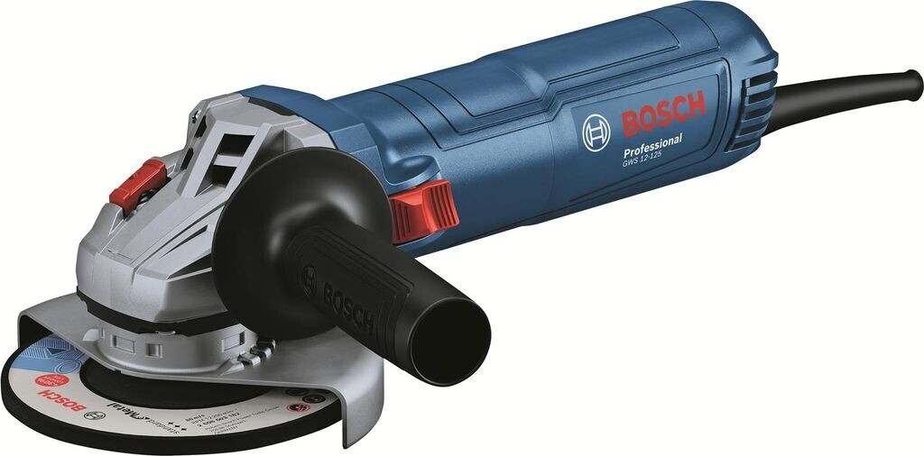 Bosch Professional Winkelschleifer GWS 12-125 (Scheiben-Ø: 125mm, Leistung 1200 W