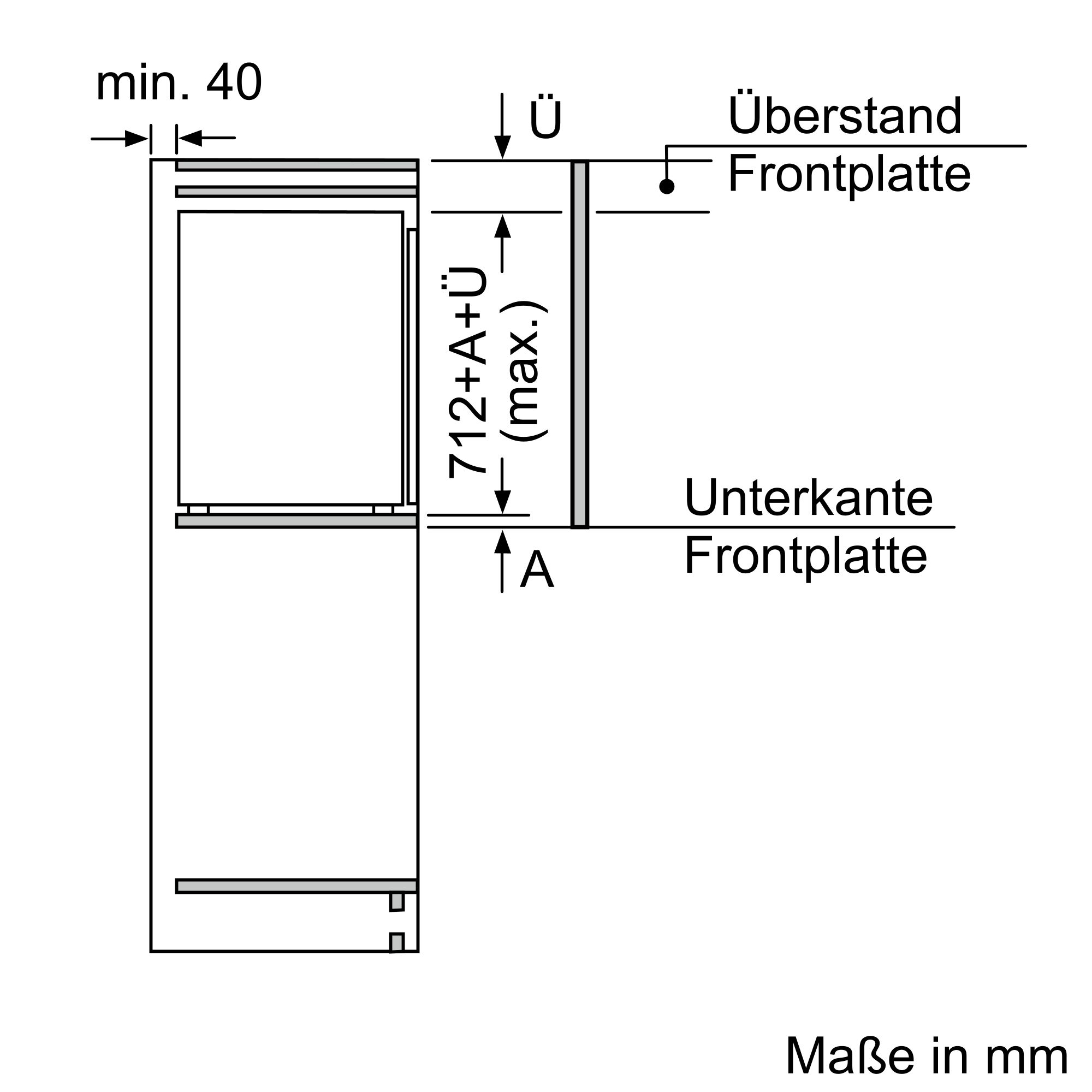Siemens GI11VADC0  Einbaugefrierschrank  70 Liter