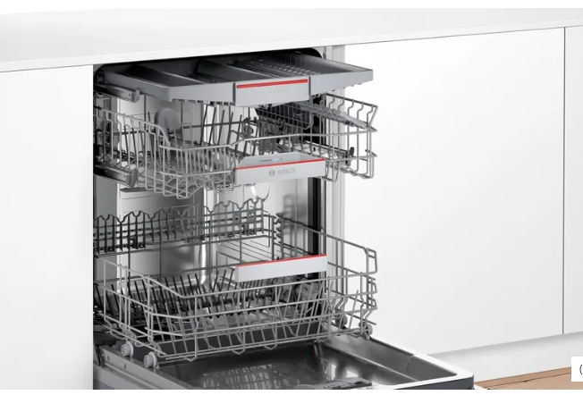 Bosch SMI4HCS48E Serie 4 Teilintegrierter Geschirrspüler 60 cm Edelstahl
