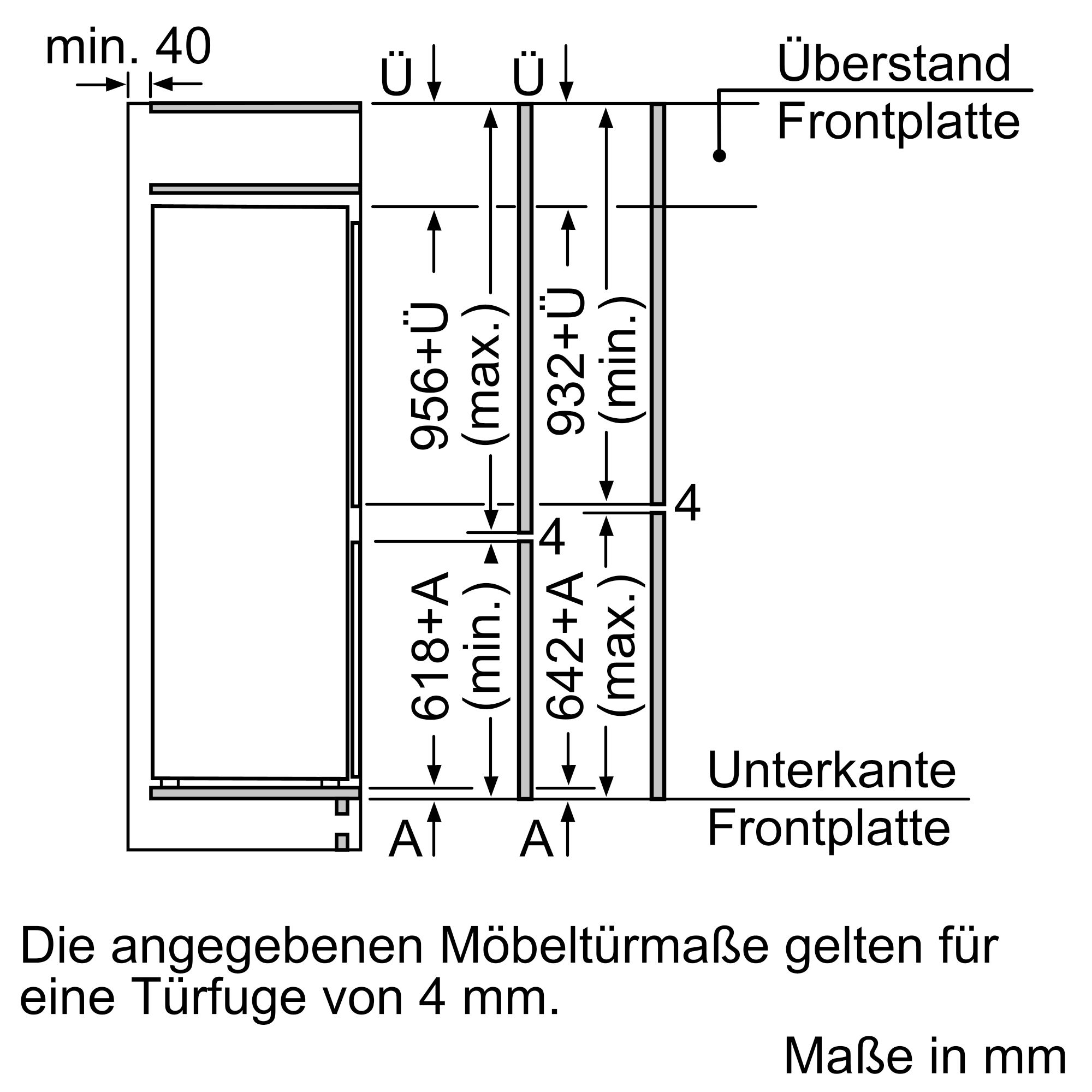 Bosch KIS77ADD0 Serie 6 Einbau-Kühl-Gefrier-Kombination Bosch KIS77ADD0 Serie 6 Einbau-Kühl-Gefrier-Kombination