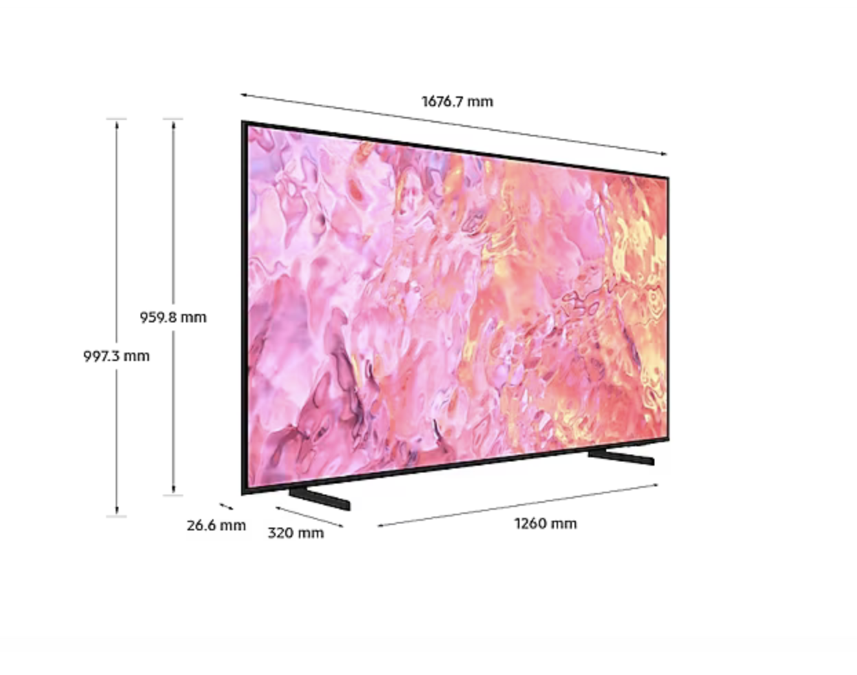 Samsung Q75Q60C 2023 Serie 4K-Fernseher HDR