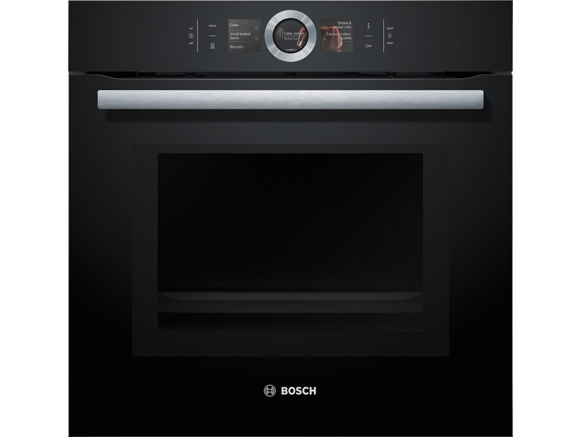 Bosch HMG6764B1 Backofen mit Mikrowelle Vulkanschwarz, EEK: A