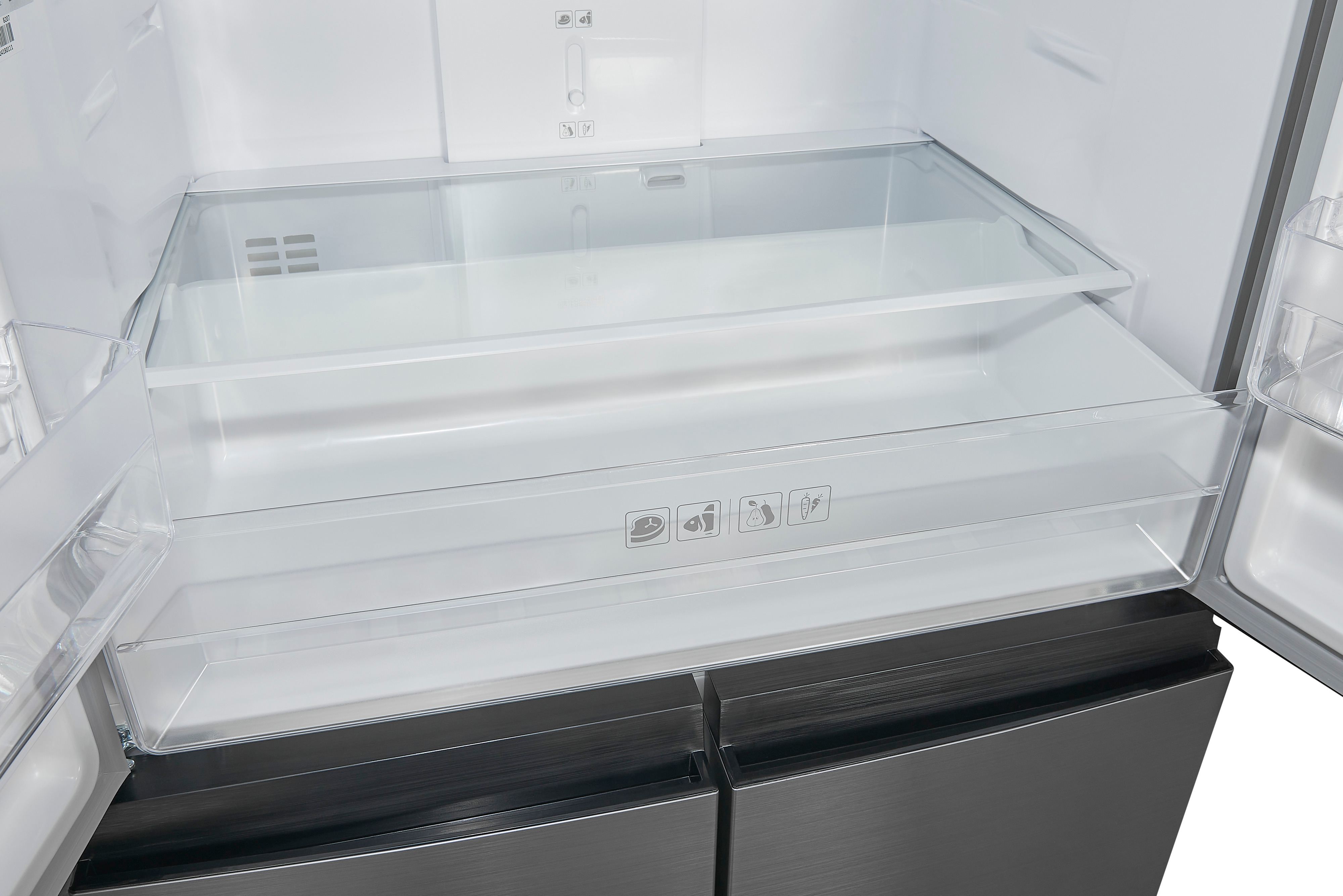 Exquisit MD365-125-040D inox – Side-by-Side-Kühlschrank mit No-Frost, 362 Liter, Edelstahl-Optik Exquisit MD365-125-040D inox – Side-by-Side-Kühlschrank mit No-Frost, 362 Liter, Edelstahl-Optik