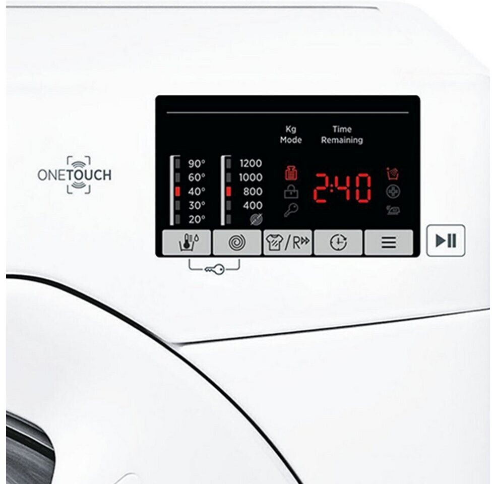 Hoover H3W4 272DA3/1-S  Waschmaschine Frontlader  7 kg  1.200 U/Min  Startzeitvorwahl  208 min Waschdauer 