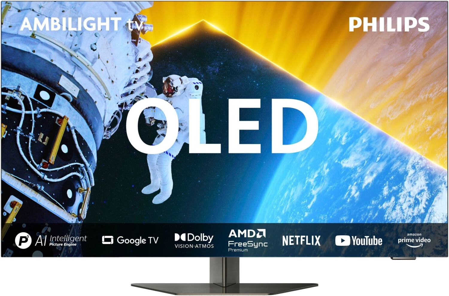 Philips Ausstellungsstück 42OLED809 Ambilight 4K OLED Smart TV - 42-Zoll Display mit P5 AI Perfect Picture