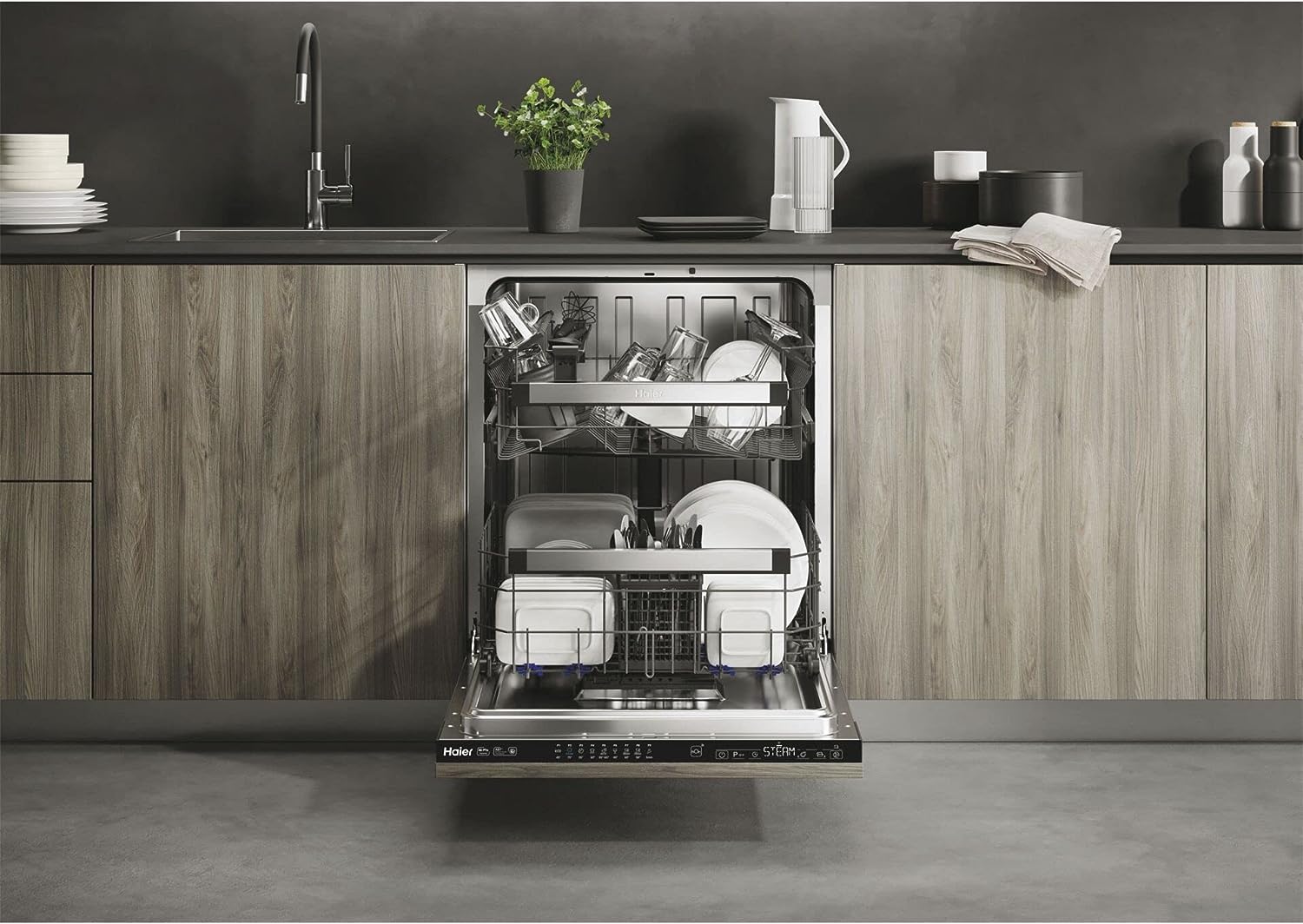 Haier XI 6C3D0FB  Einbaugeschirrspüler  vollintegrierbar  Anzahl Maßgedecke 16 