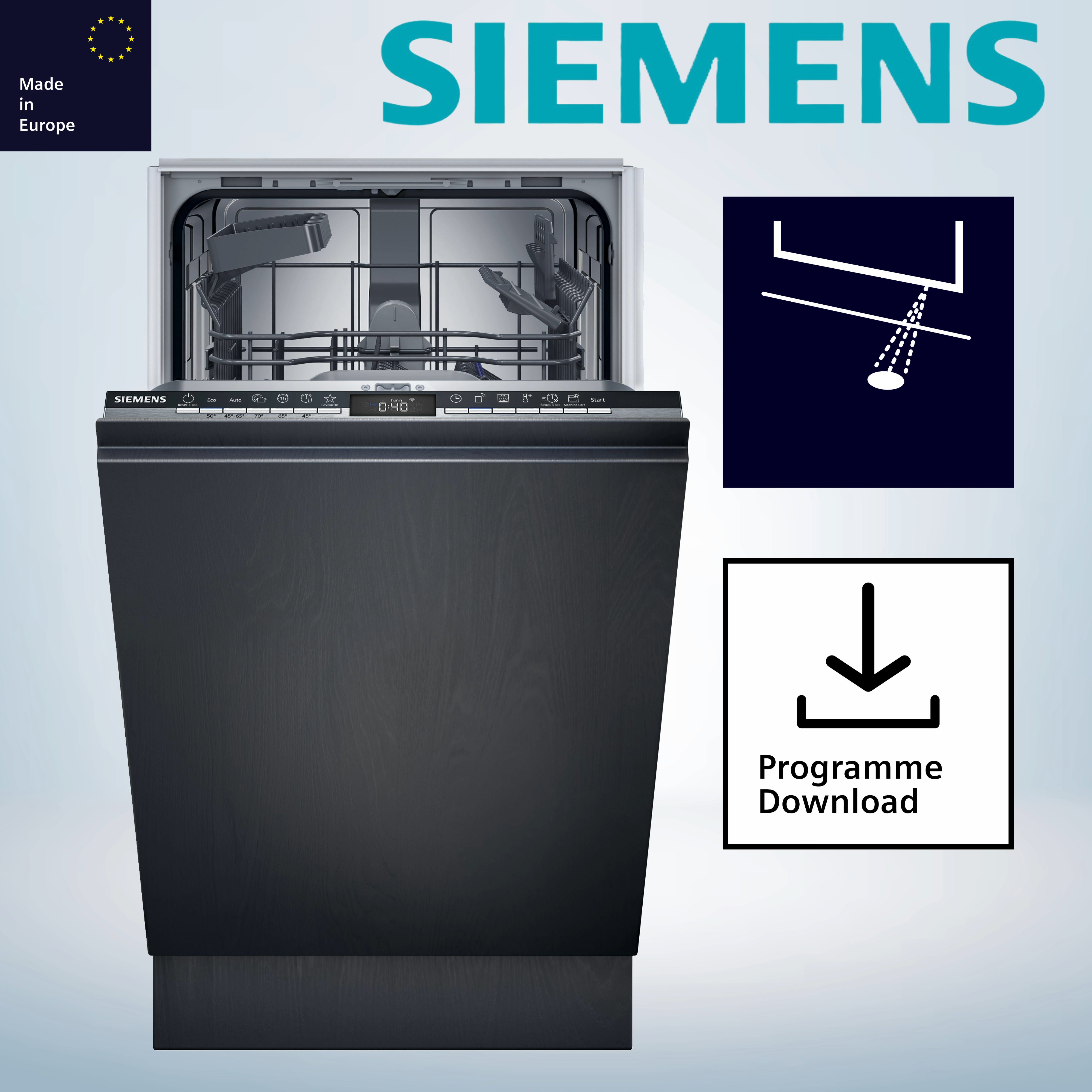 Siemens Ausstellungsstück SR63HX74KE Einbaugeschirrspüler  vollintegrierbar MG 860