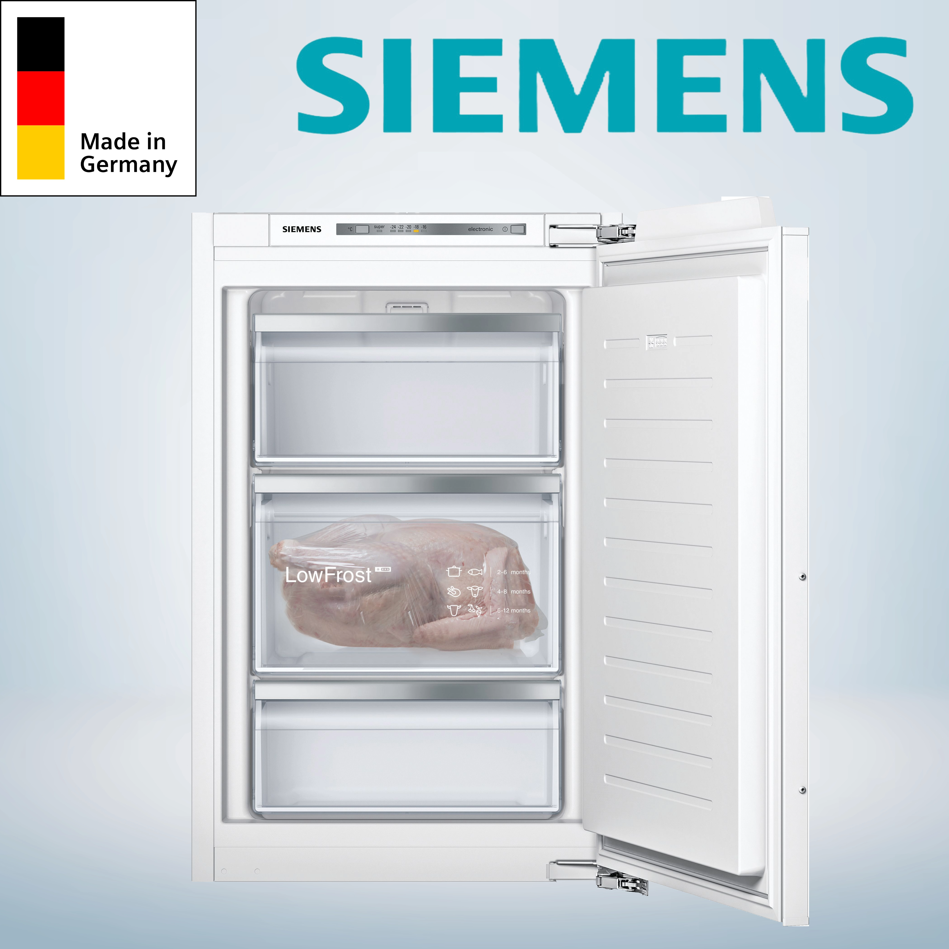 Siemens GI21VADE0  Einbaugefrierschrank  176 kWh/Jahr  96 Liter