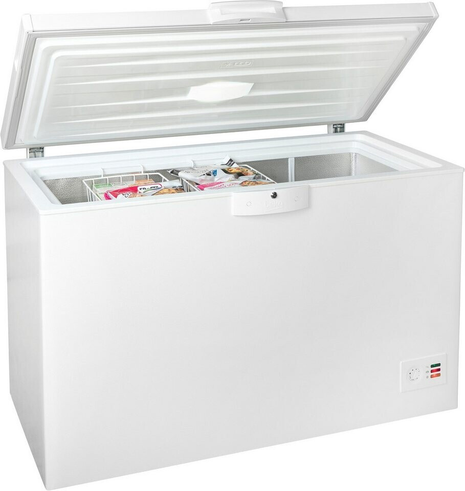 Beko HSM27050  Gefriertruhe, Kühltruhe, 284 l Nutzvolumen, 2 Gefriergutkörbe