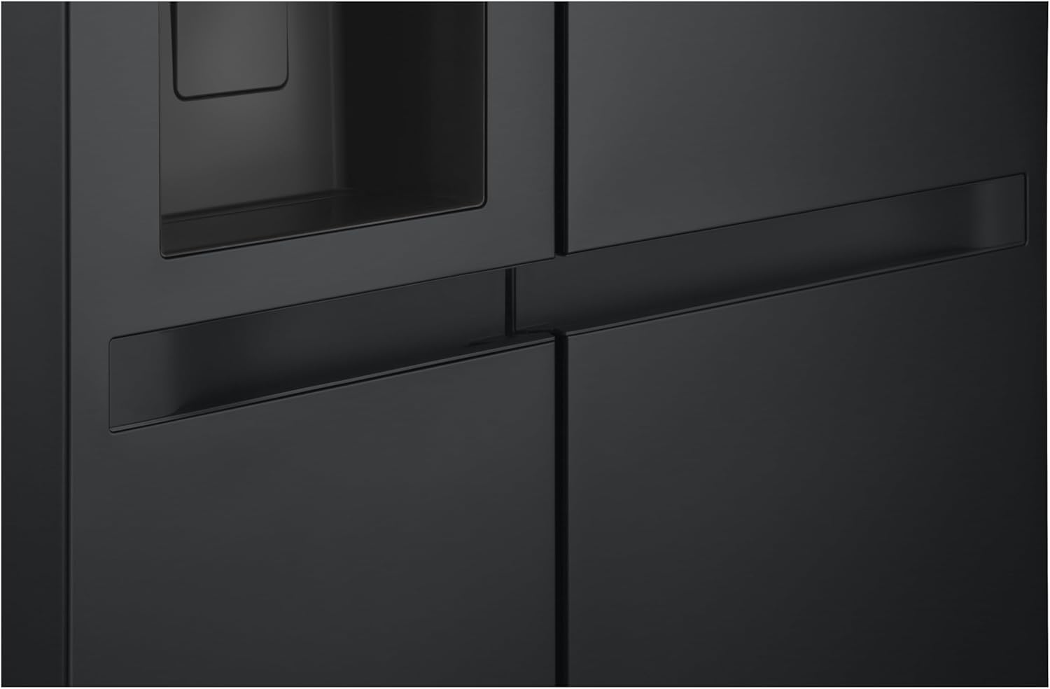 LG GSLC41EPPE Side-by-Side, Smart inverter Compressor, Eis- und Wasserspender, Wassertank,  Freistehend 
