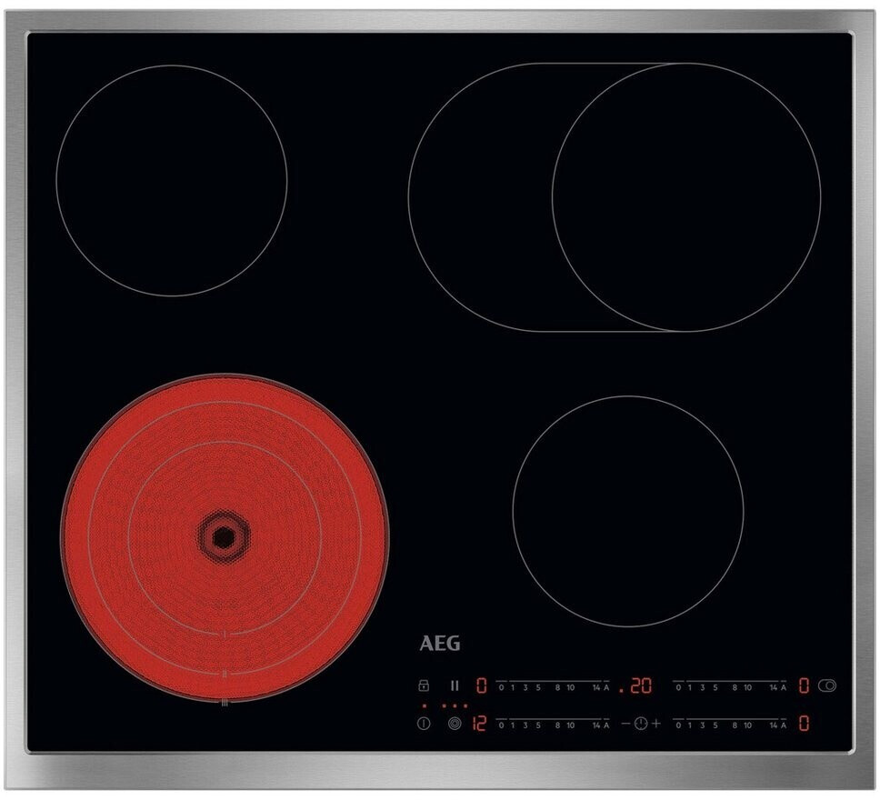 AEG TO64RAA7XB Autarkes Kochfeld: Erweiterbare Kochzonen für große Pfannen