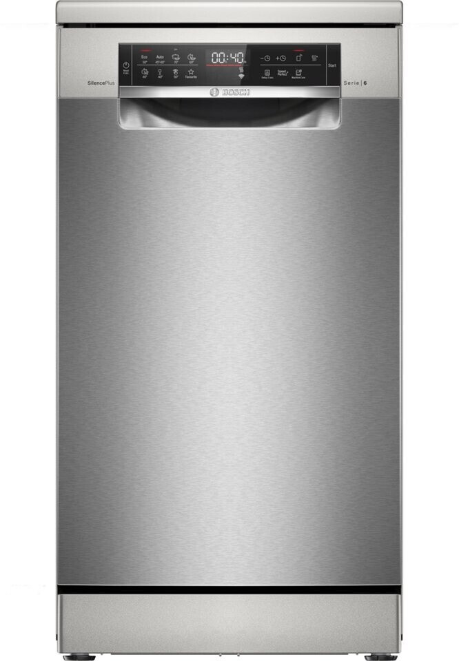 Bosch SPS6EMI21E Serie 6 Freistehender Geschirrspüler 45 cm, Smart Start