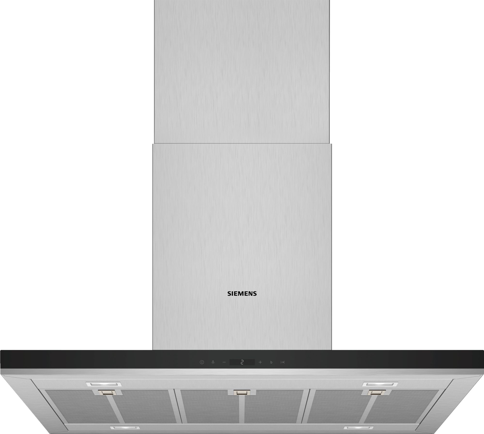 Siemens LF98BIP50 Edelstahl Insel-Esse, 90 cm Box-Esse iQ500