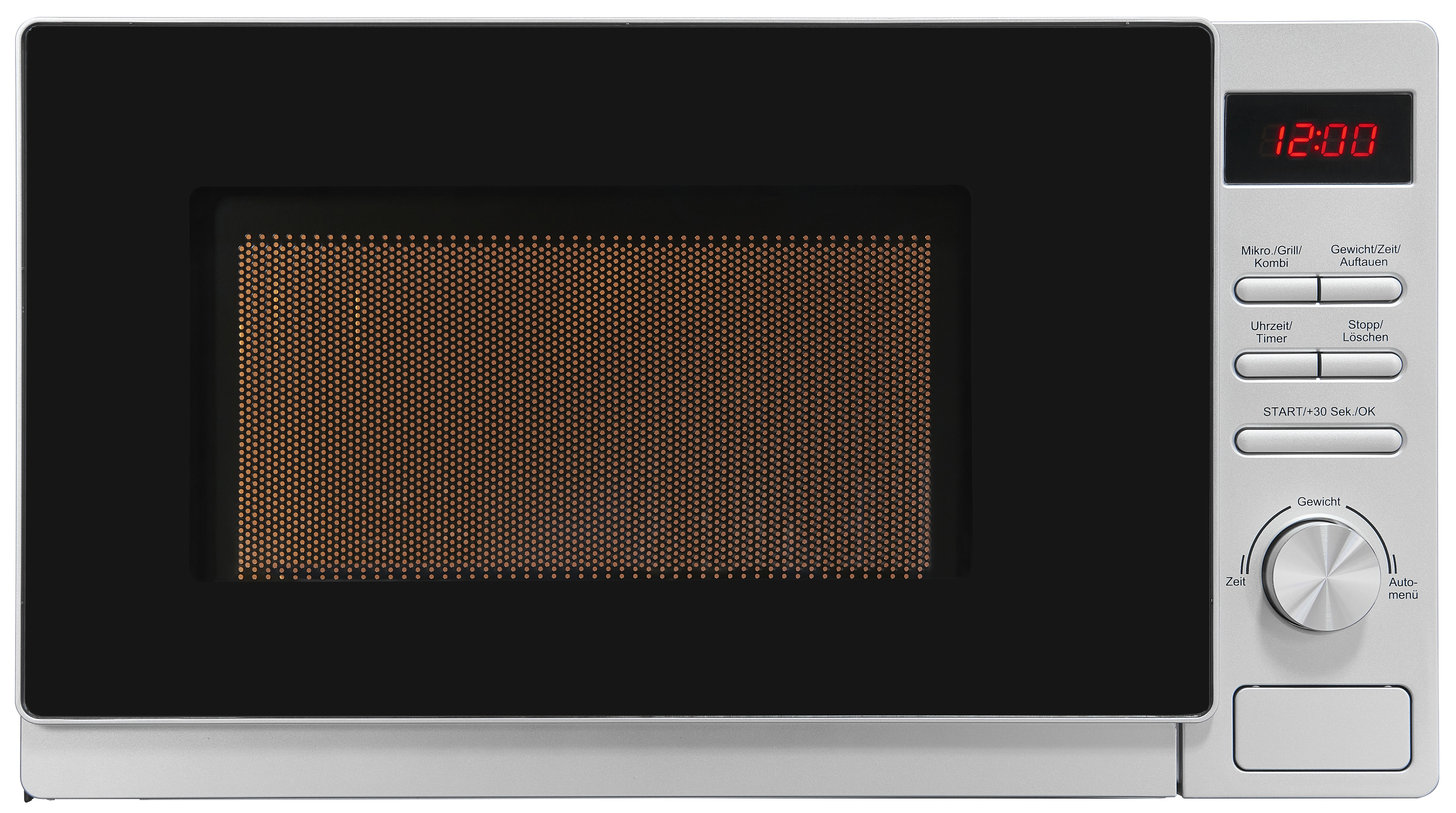 Exquisit MW2070-3GDI Mikrowelle mit Grill, 700W, 20L, silber Exquisit MW2070-3GDI Mikrowelle mit Grill, 700W, 20L, silber