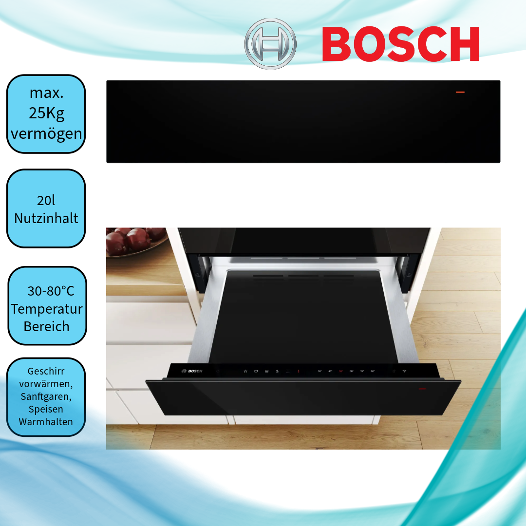  Bosch BIC7101B1 Serie 8 Wärmeschublade