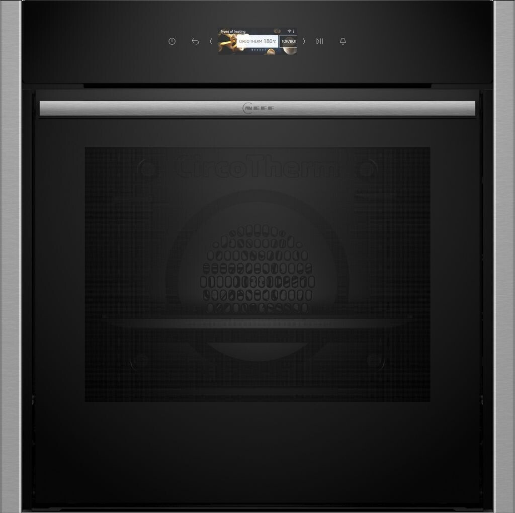 Neff B54CR71N0 Smarter Einbau-Backofen 60x60 cm, Made in Germany, Pyrolyse