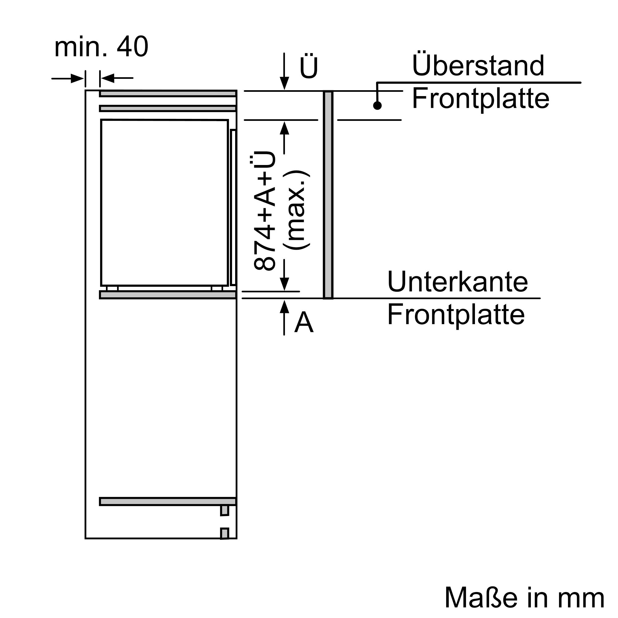 Siemens GI21VADE0  Einbaugefrierschrank  176 kWh/Jahr  96 Liter