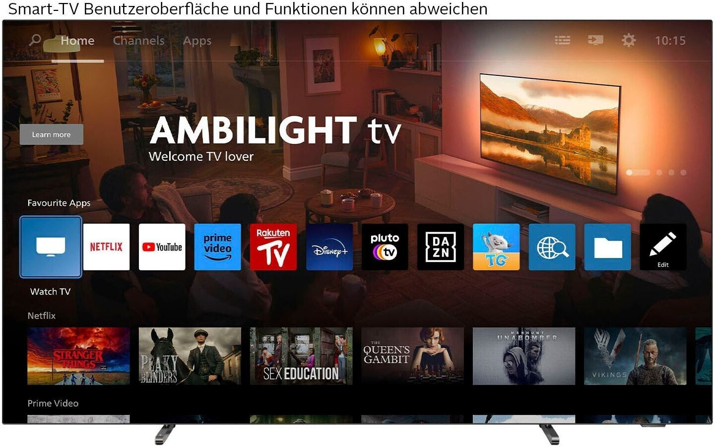 Philips 77OLED759  77 Zoll 4K OLED Ambilight TitanOS Smart TV