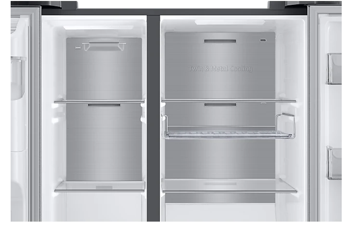 Samsung RS6HA8891SL EF Side-by-Side, E, 614 l, Edelstahl Look