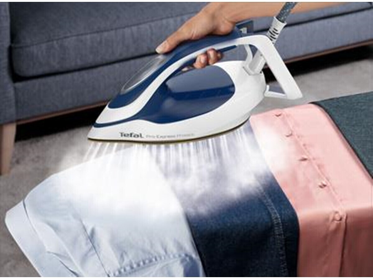 Tefal GV9221E0 Pro Express Protect Dampfbügelstation, blau/weiß,