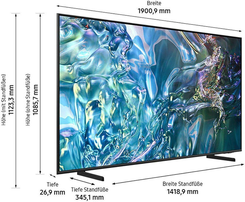 Samsung Ausstellungsstück Q85Q60D QLED 4K Q60D Fernseher 85 Zoll