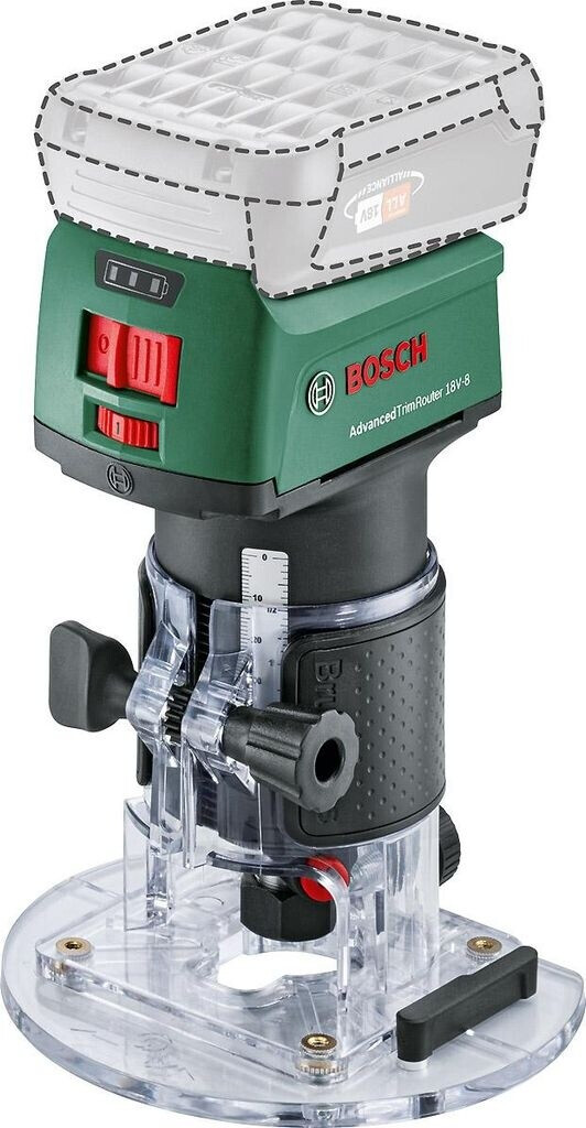Bosch Akku-Kantenfräse AdvancedTrimRouter 18V-8 (ohne Akku, 18 Volt System)