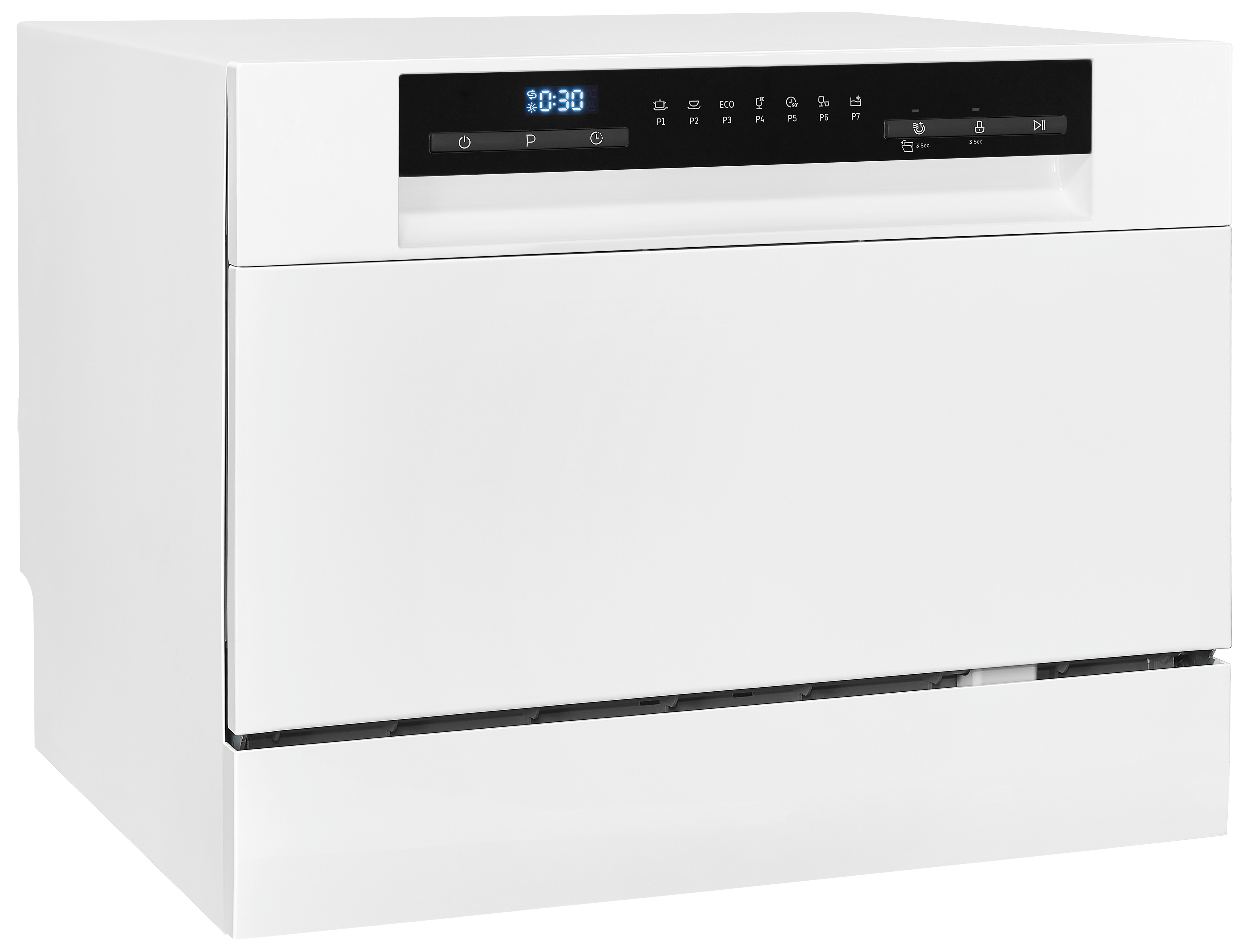 Exquisit GSP206-030D weiss Tischgeschirrspüler, kompakt, 8 Maßgedecke, Energieeffizienz D Exquisit GSP206-030D weiss Tischgeschirrspüler, kompakt, 8 Maßgedecke, Energieeffizienz D