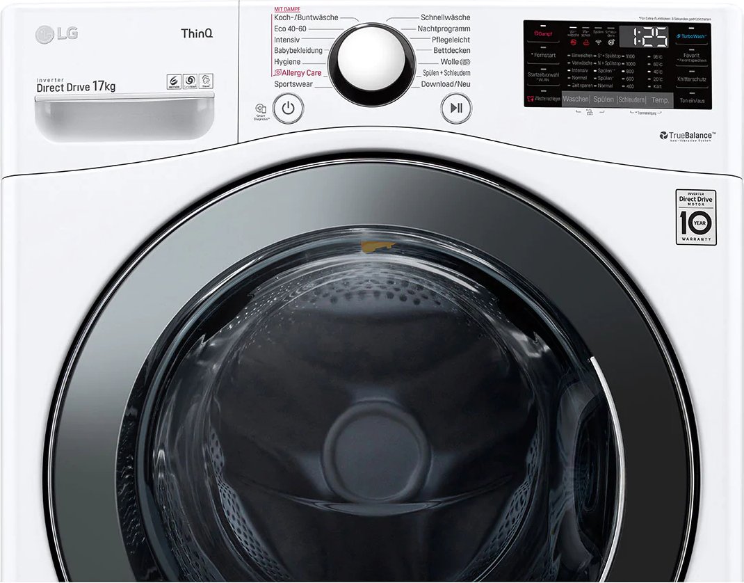 LG F11WM17TS2 Frontlader-Waschmaschine 17 kg, Klasse E, 1.100 U./Min., 