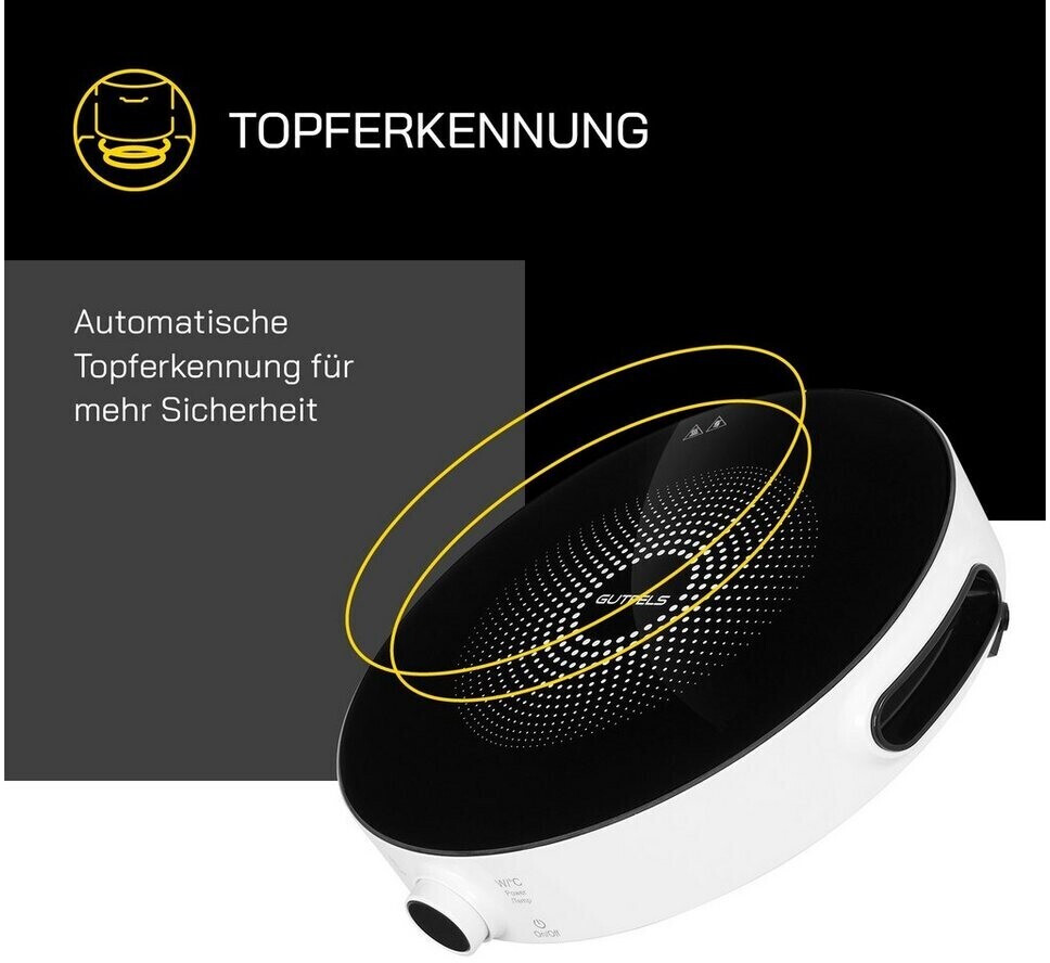 Gutfels Induk 2020 Induktionskochplatte  Automatische Topferkennung 