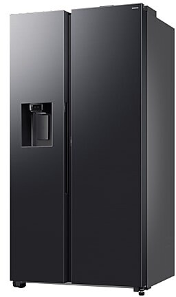 Samsung RS80F65KDFEF Side-by-Side (635 l, D, 1780 mm hoch, Premium Black Steel)