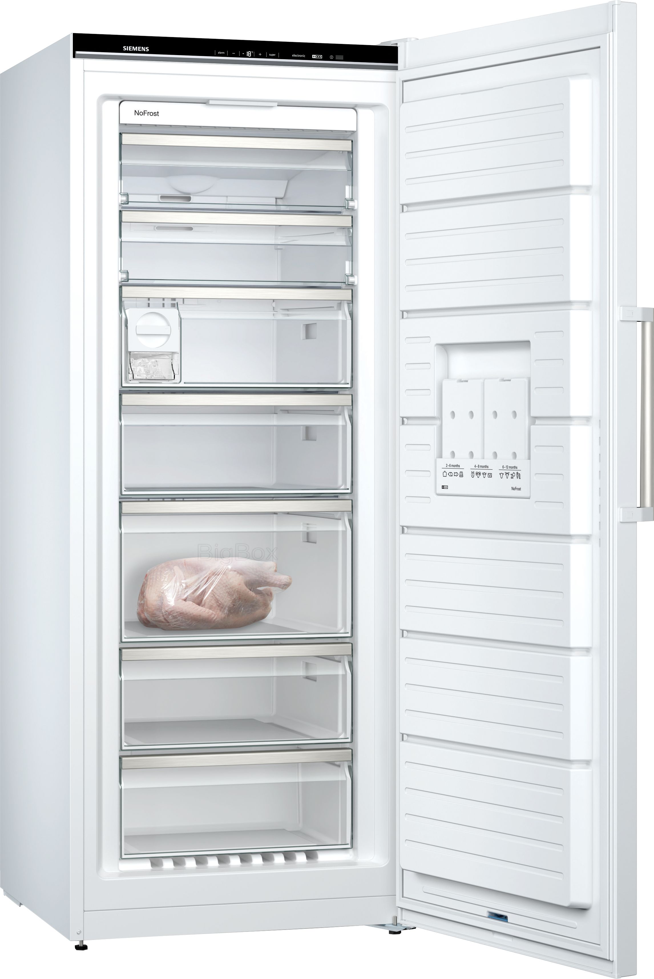 Siemens GS54NAWDV iQ500 Freistehender Gefrierschrank