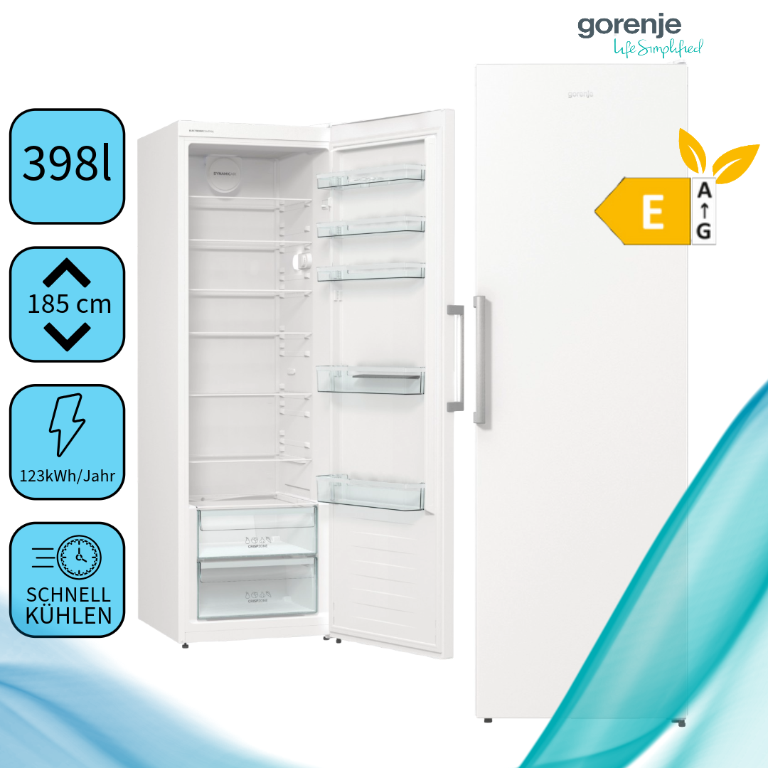 Gorenje R619EEW5 Kühlschrank Energieeffizienzklasse: E, Bauform: Standgerät