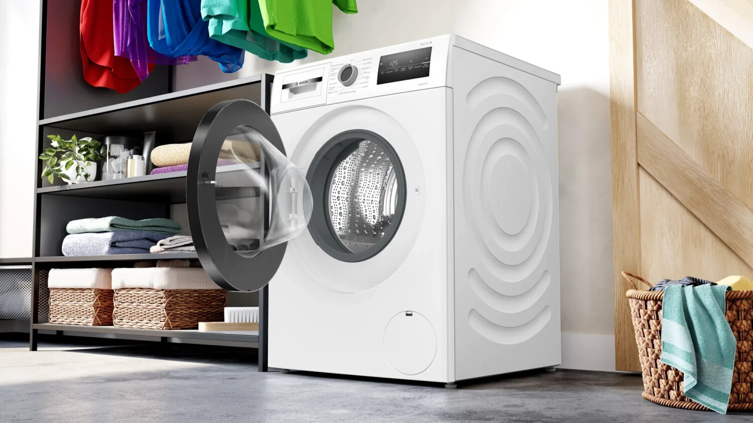 Bosch WAN28K43  Waschmaschine Frontlader  8 kg  1.400 U/Min  Reinigungsprogramm