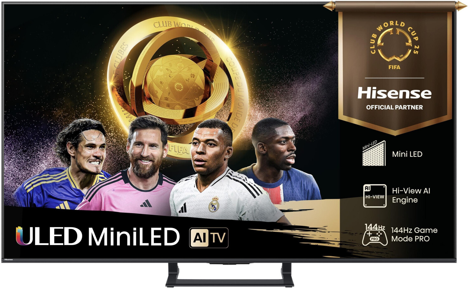 Hisense 65E8Q Mini LED-Smart-TV, Quantum Dot, 144 Hz, integrierter Subwoofer, TV, 65 Zoll