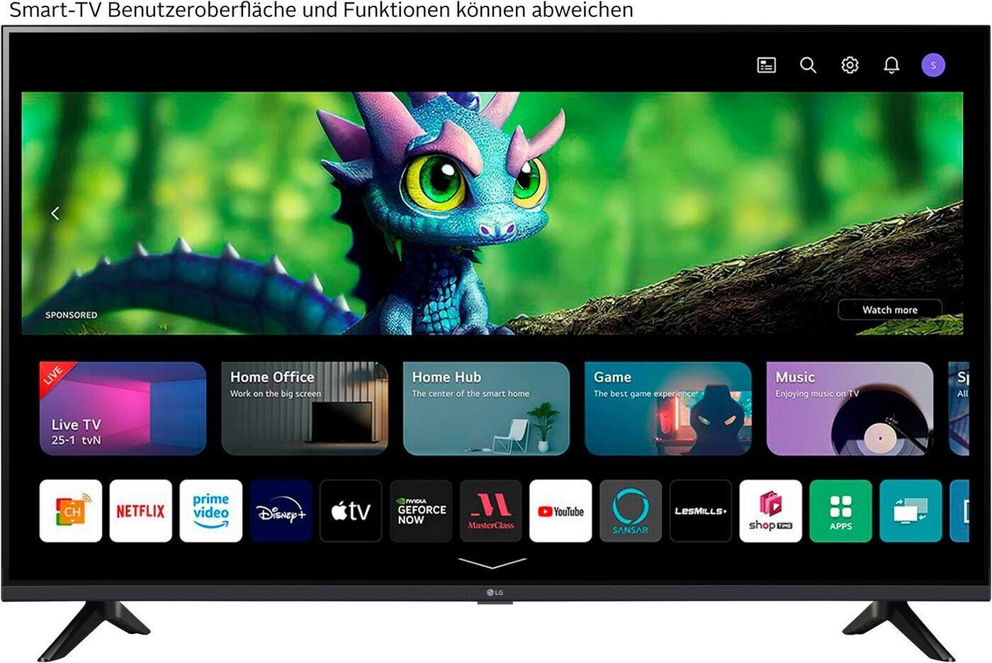 LG Ausstellungsstück 65UT73006LA  LED-TV 2024, 65 Zoll, UHD,  Prozessor α5 gen 7 AI 4K