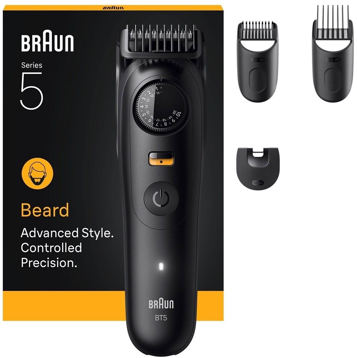 Braun BT5520 Barttrimmer Series 5, +4 Zubehörteile
