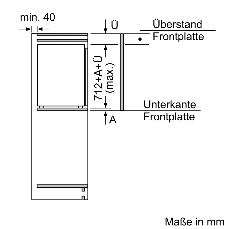 Siemens GI11VADE0 iQ500 Einbau-Gefrierschrank