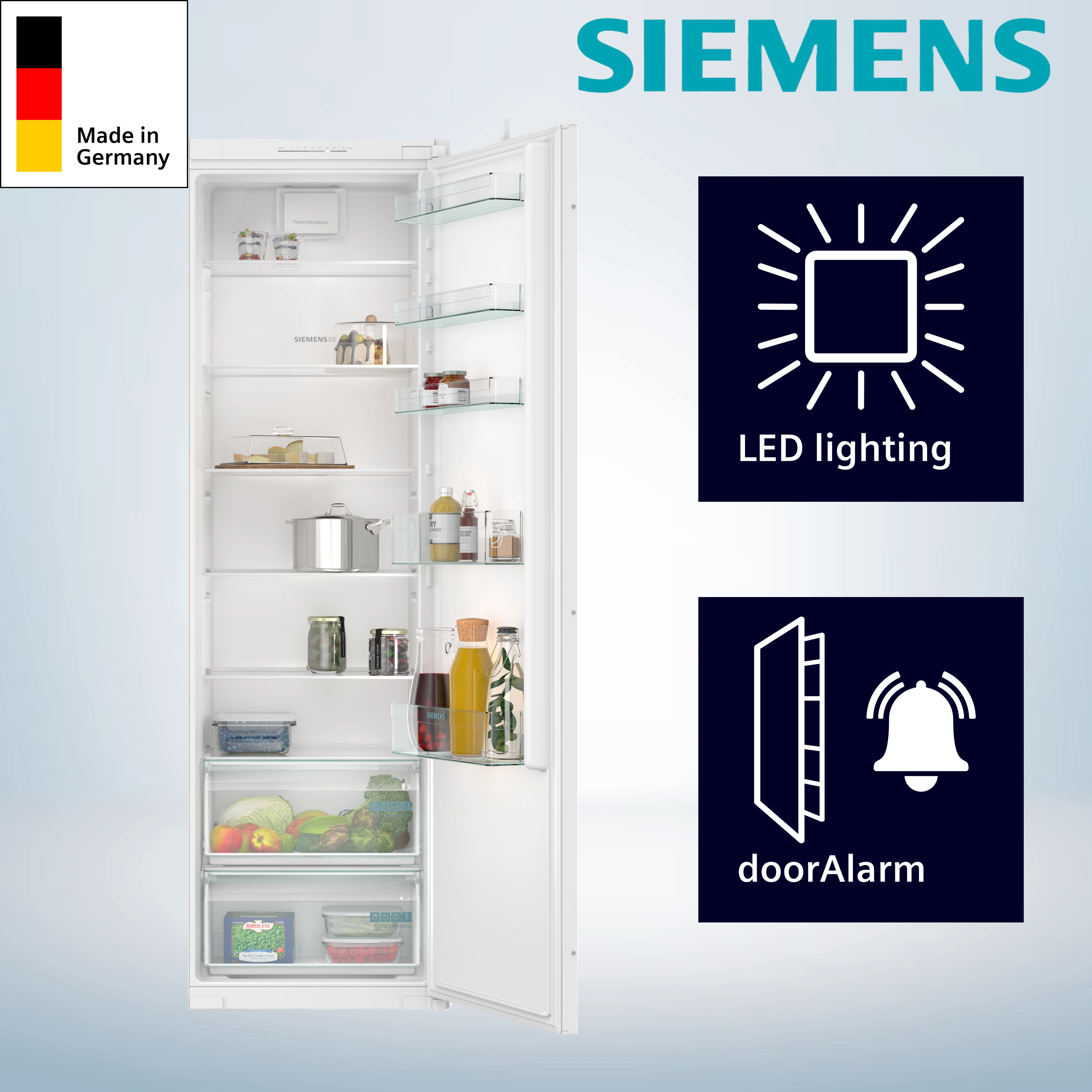 Siemens KI81RNSE0 Vollraumkühlschrank  114 kWh/Jahr  Inhalt Kühlbereich 310 Liter  Einbau