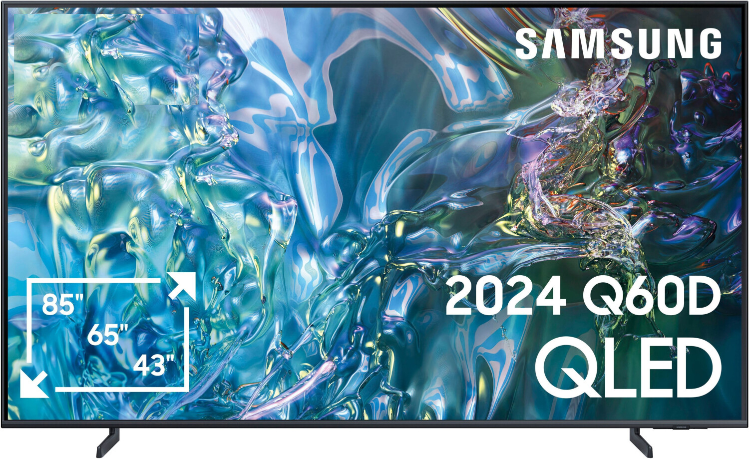 Samsung Ausstellungsstück Q55Q60D QLED 4K Q60D Fernseher 55 Zoll, Samsung TV 