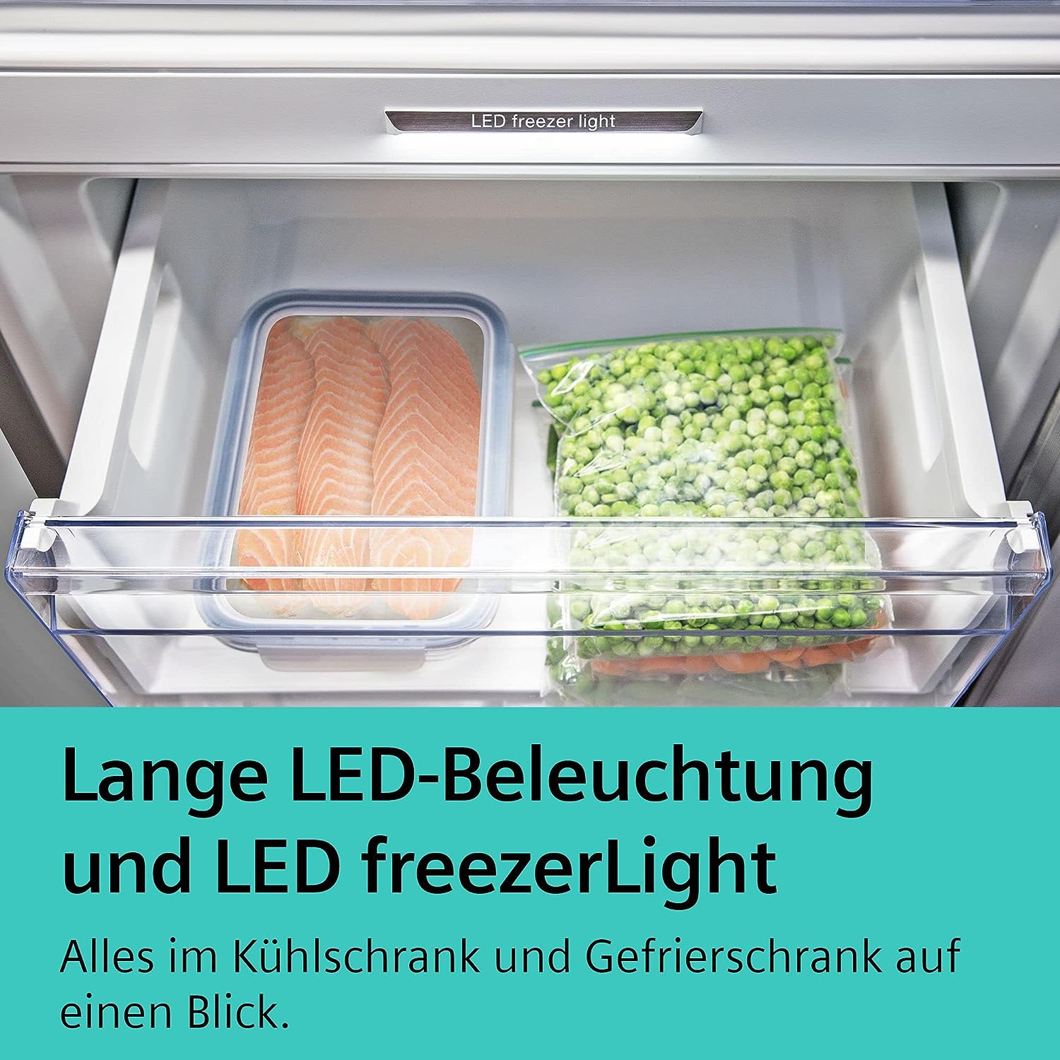 Siemens KG49NAIBT  Kühl-Gefrierkombination  Inhalt Kühlbereich 311 Liter 