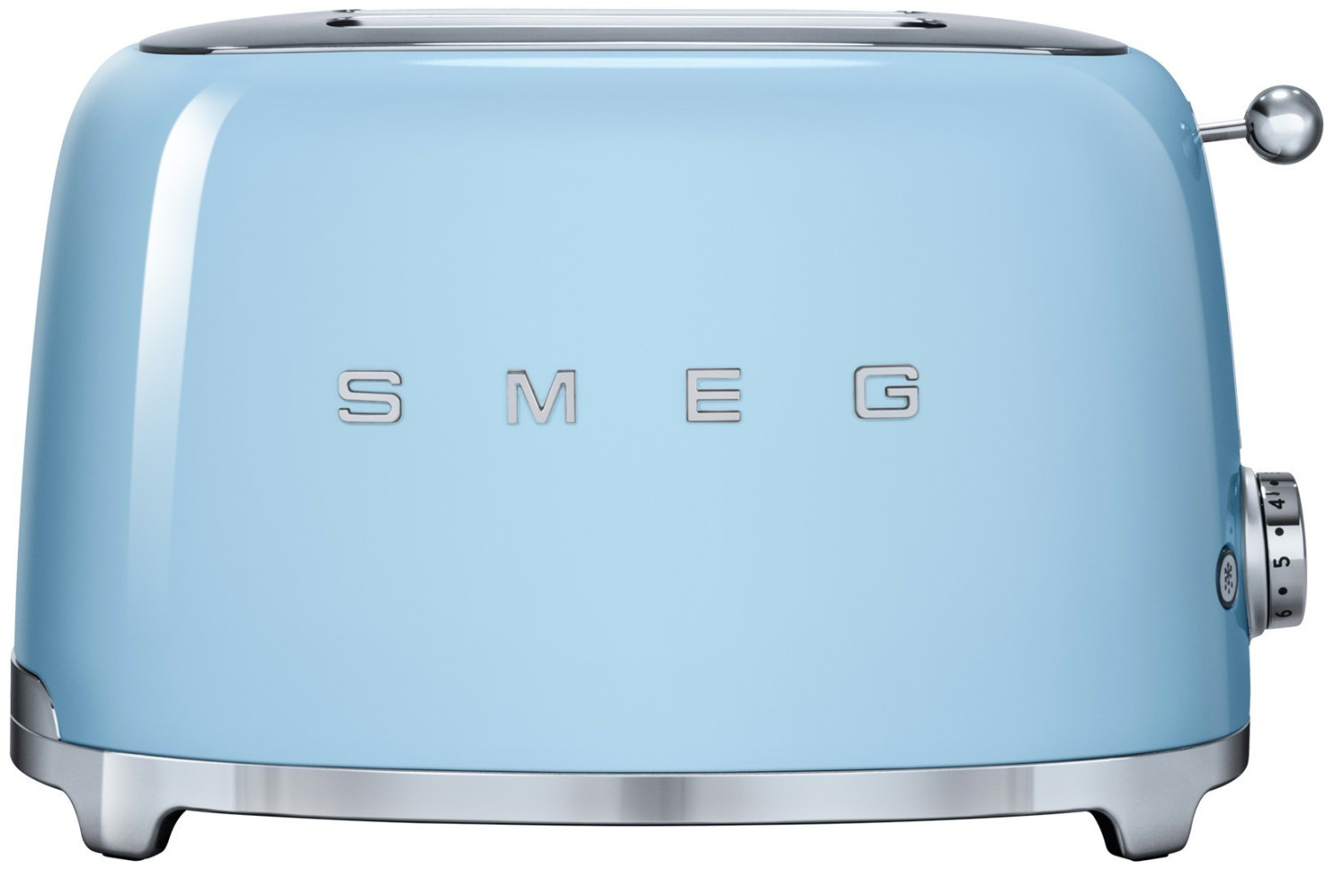 Smeg TSF01PBEU 2-Scheiben-Toaster  950 Watt  Krümelschublade  Stopptaste